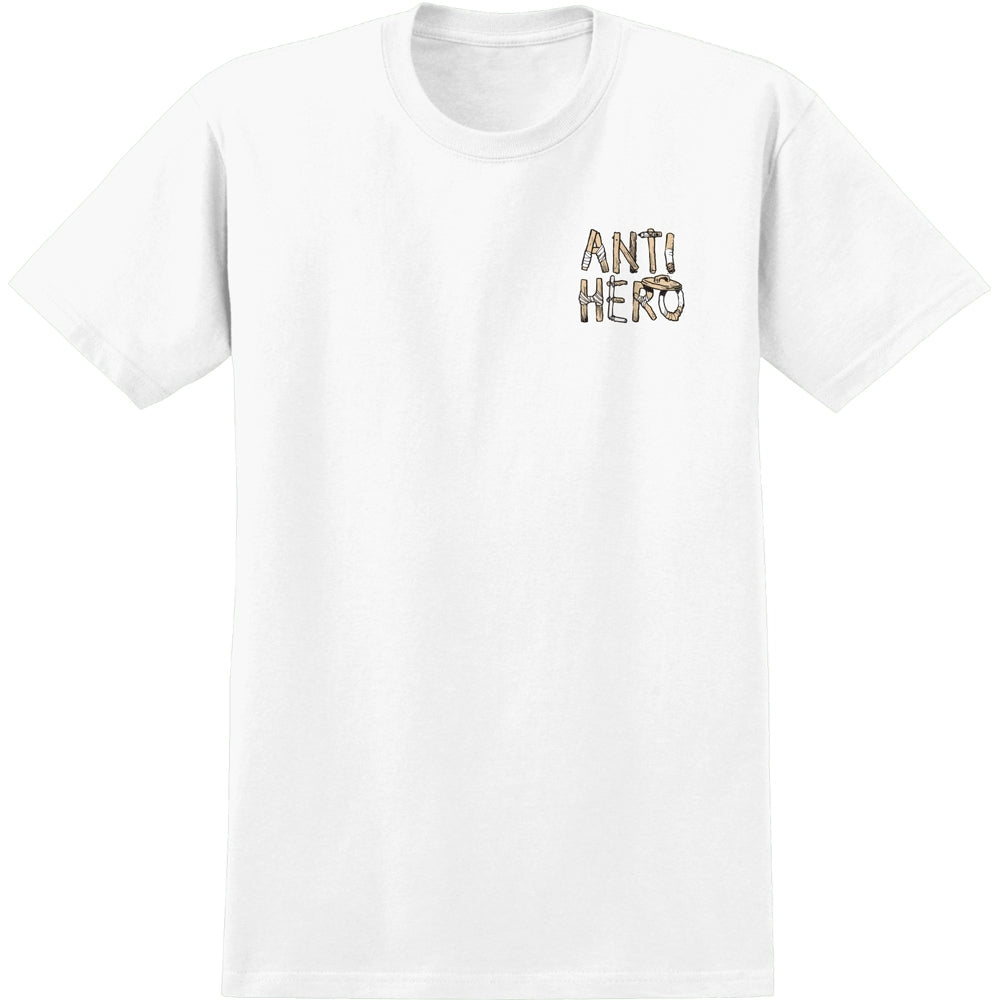 Anti-Hero Cardboard Condo Short Sleeve T-Shirt White - Apple Valley Emporium