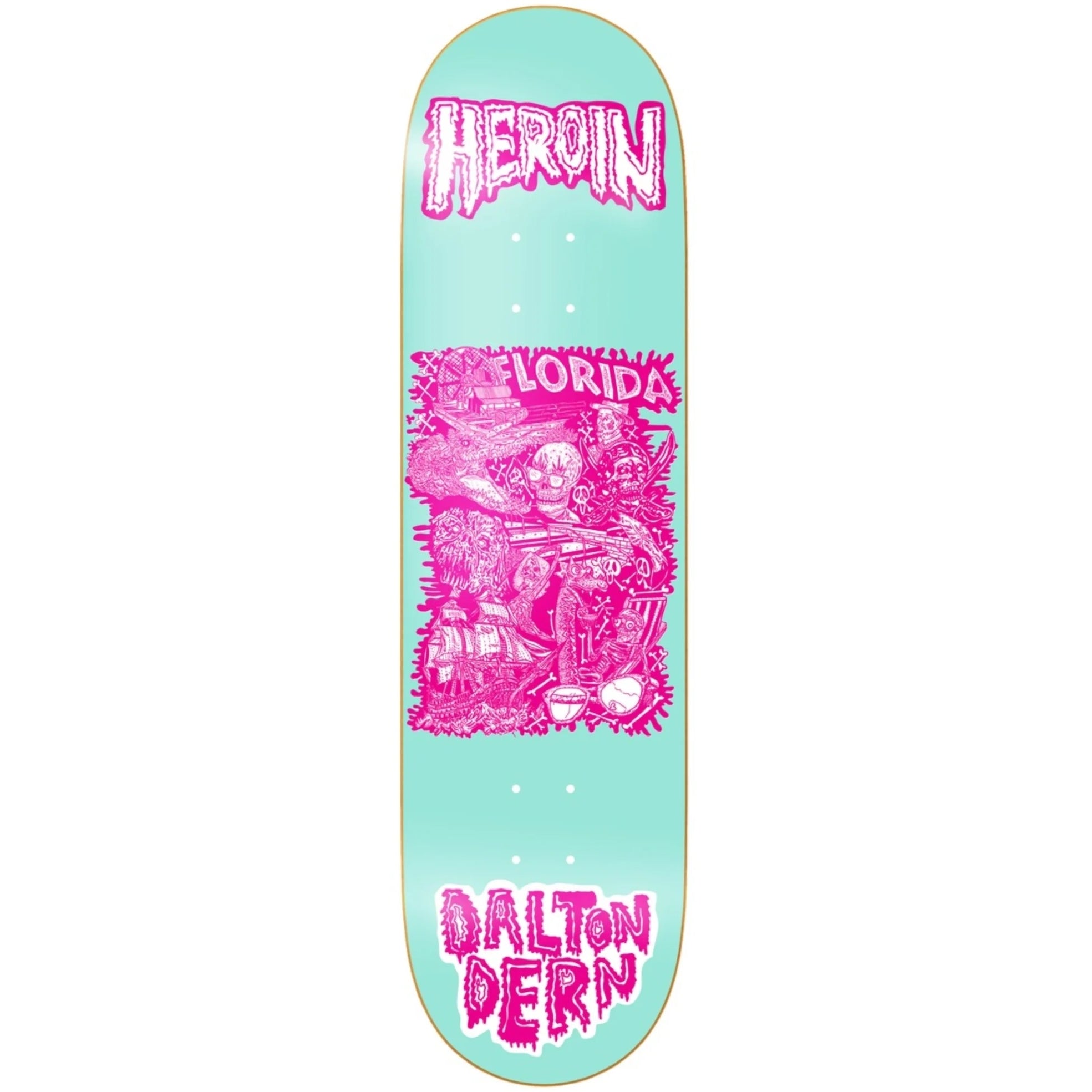 Heroin Swampy Allegory of Fear Skateboard Deck 8.5"