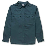 Nike SB Tanglin Woven Long Sleeve Button-Up Shirt (Slate Blue) - Apple Valley Emporium
