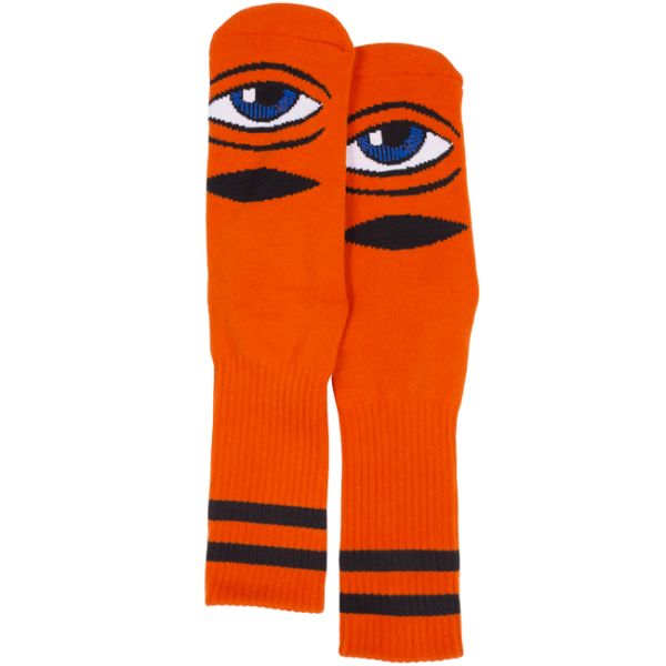 Toy Machine Sect Eye Crew Socks (Orange)