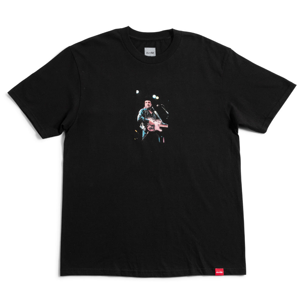 Chocolate x Waylon Jennings Live Short Sleeve T-Shirt (Black)