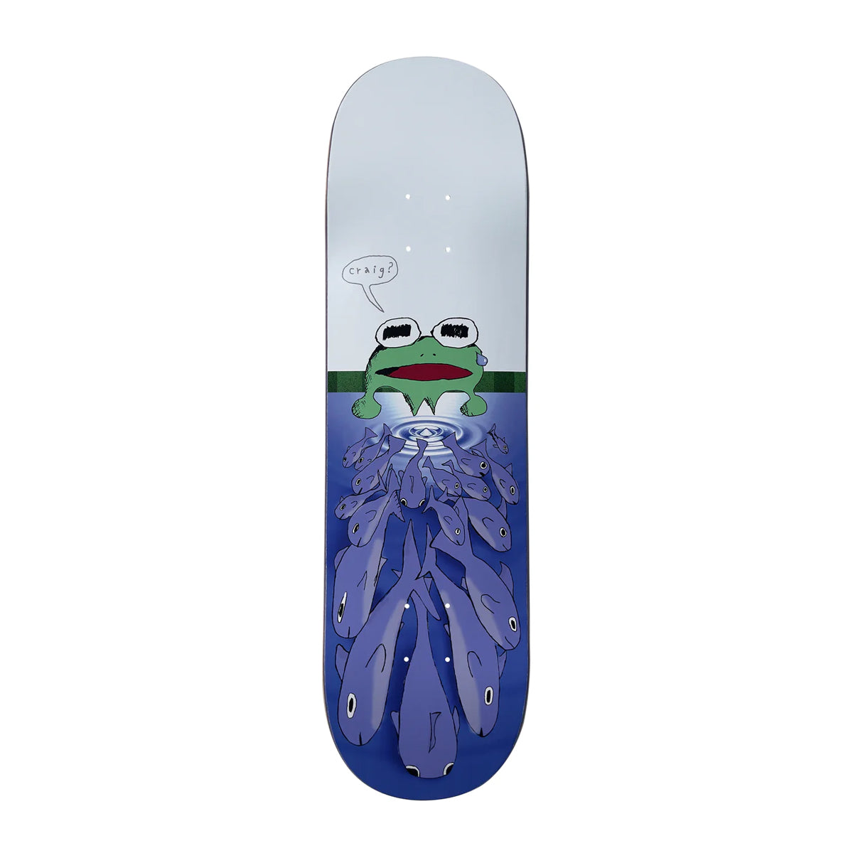 Frog Chris Milic I Quit! Skateboard Deck 8.38" - Apple Valley Emporium