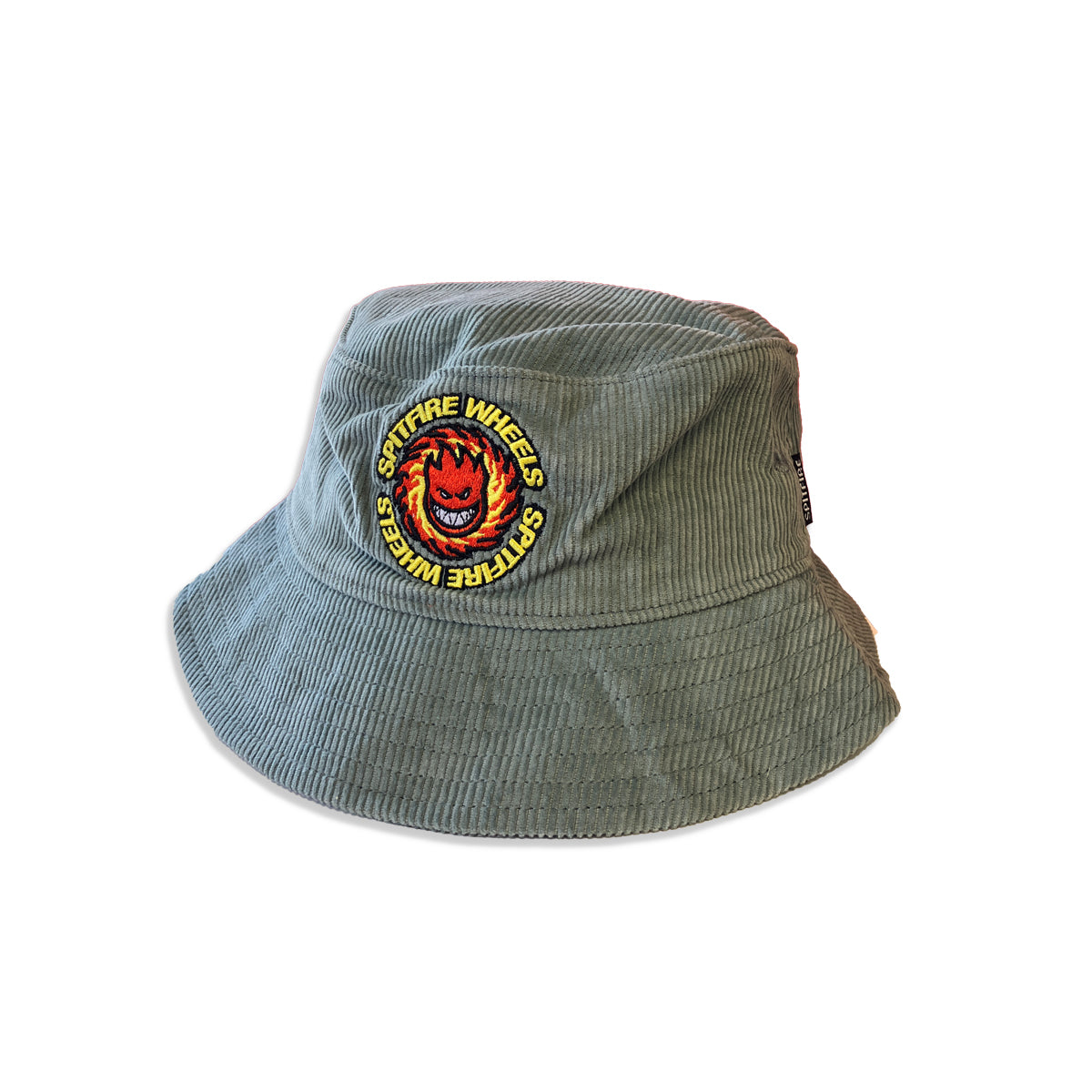 Spitfire OG Fireball Corduroy Bucket Hat (Ice Blue) - Apple Valley Emporium