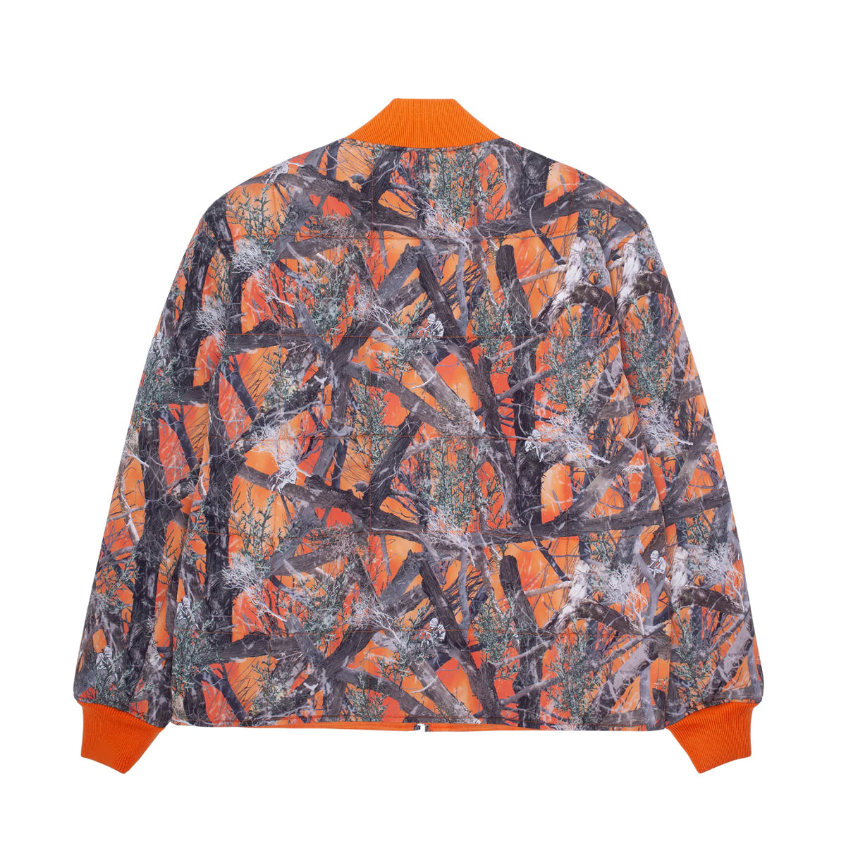 Fucking Awesome Quilted Orange Camo Puffer Jacket - Apple Valley Emporium