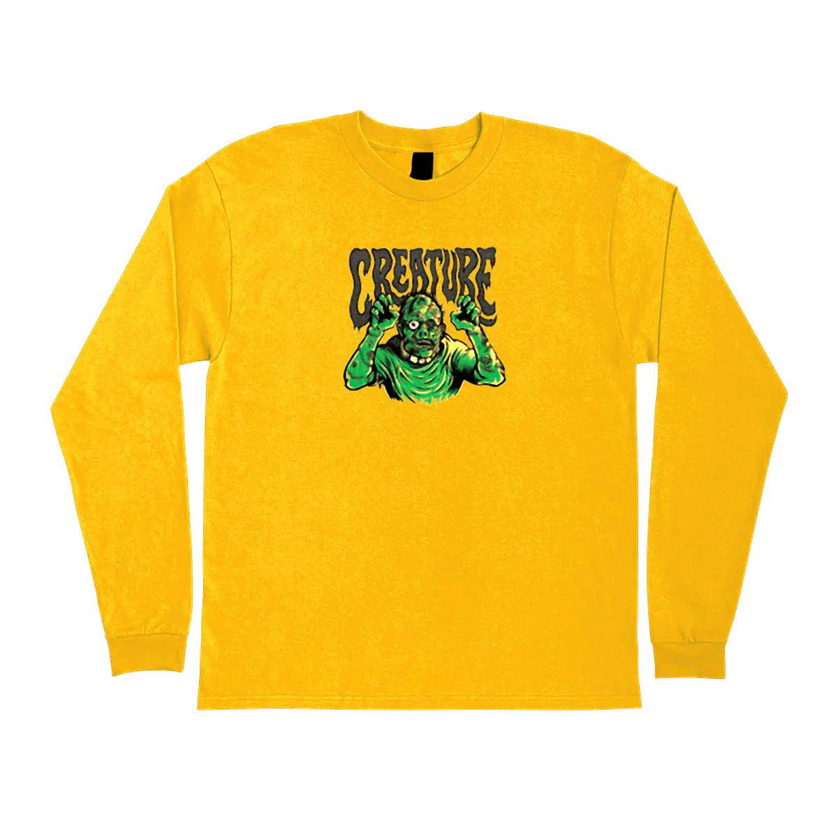 Creature Teen Fiend Long Sleeve Shirt (Gold)
