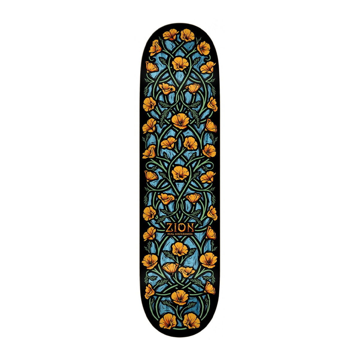 Real Zion Wright Intertwined Skateboard Deck 8.5" - Apple Valley Emporium