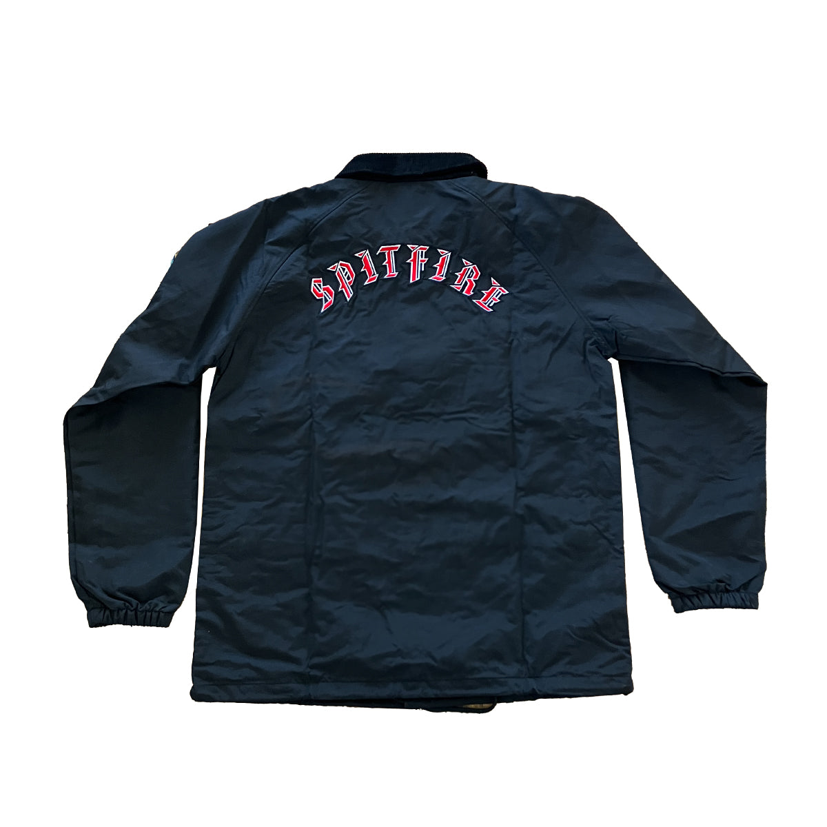 Spitfire Old English Embroidered Jacket Black Apple Valley Emporium