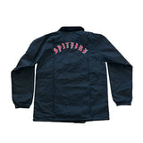 Spitfire Old English Embroidered Jacket (Black) - Apple Valley Emporium