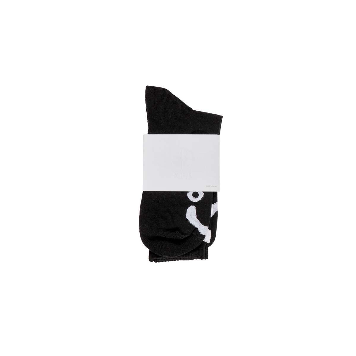 Polar Skate Co. Happy Sad Socks (Black) - Apple Valley Emporium