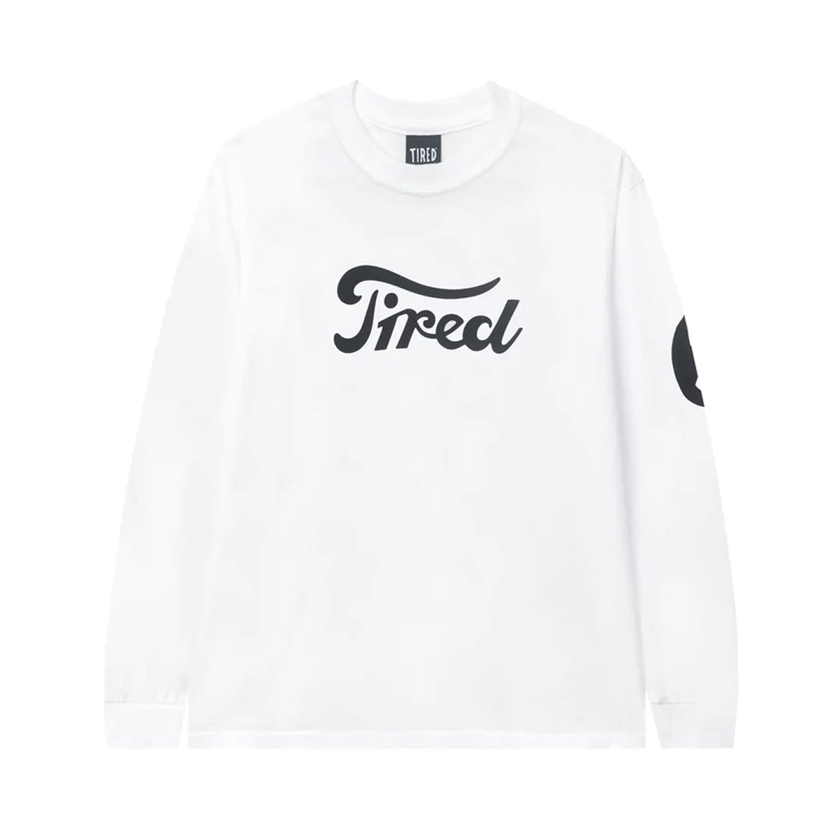 Tired Moto Sport Long Sleeve Shirt (White) - Apple Valley Emporium