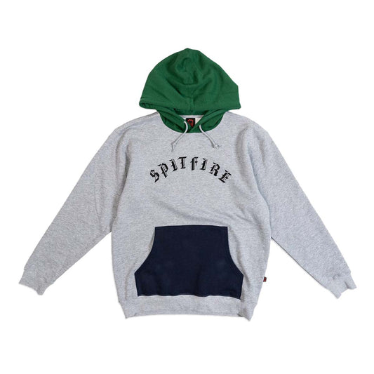 Spitfire OLD English Grey/Green/Blue Hoodie