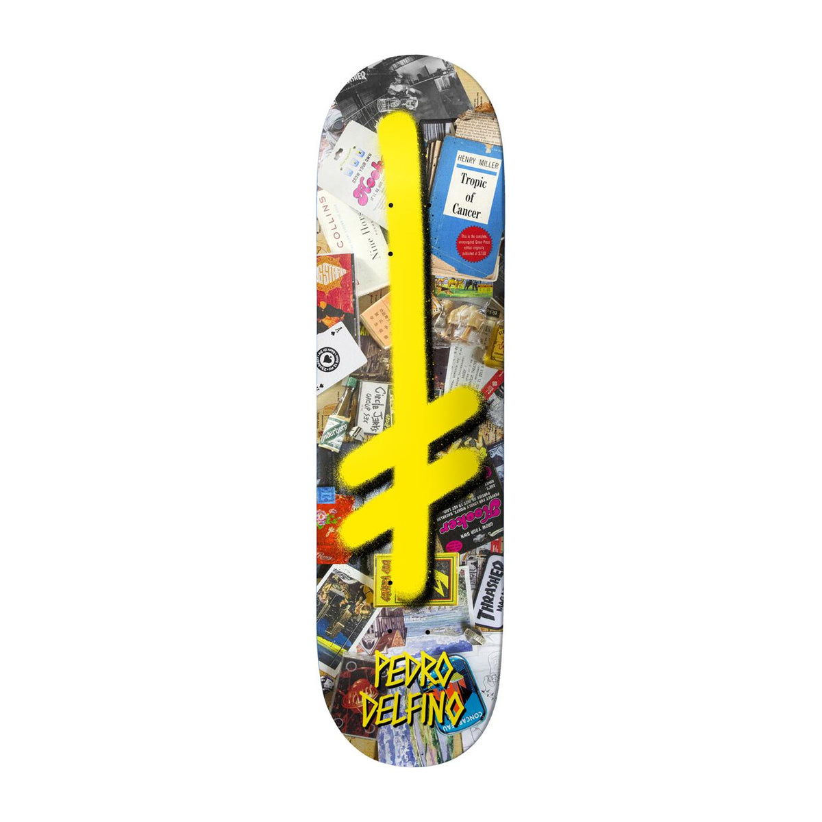 Deathwish Delfino Gang Memorial Skateboard Deck 8.38" - Apple Valley Emporium