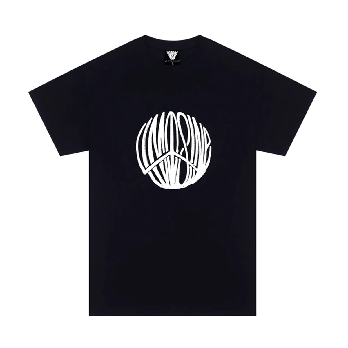 Limosine Peace Short Sleeve T-Shirt (Black) - Apple Valley Emporium