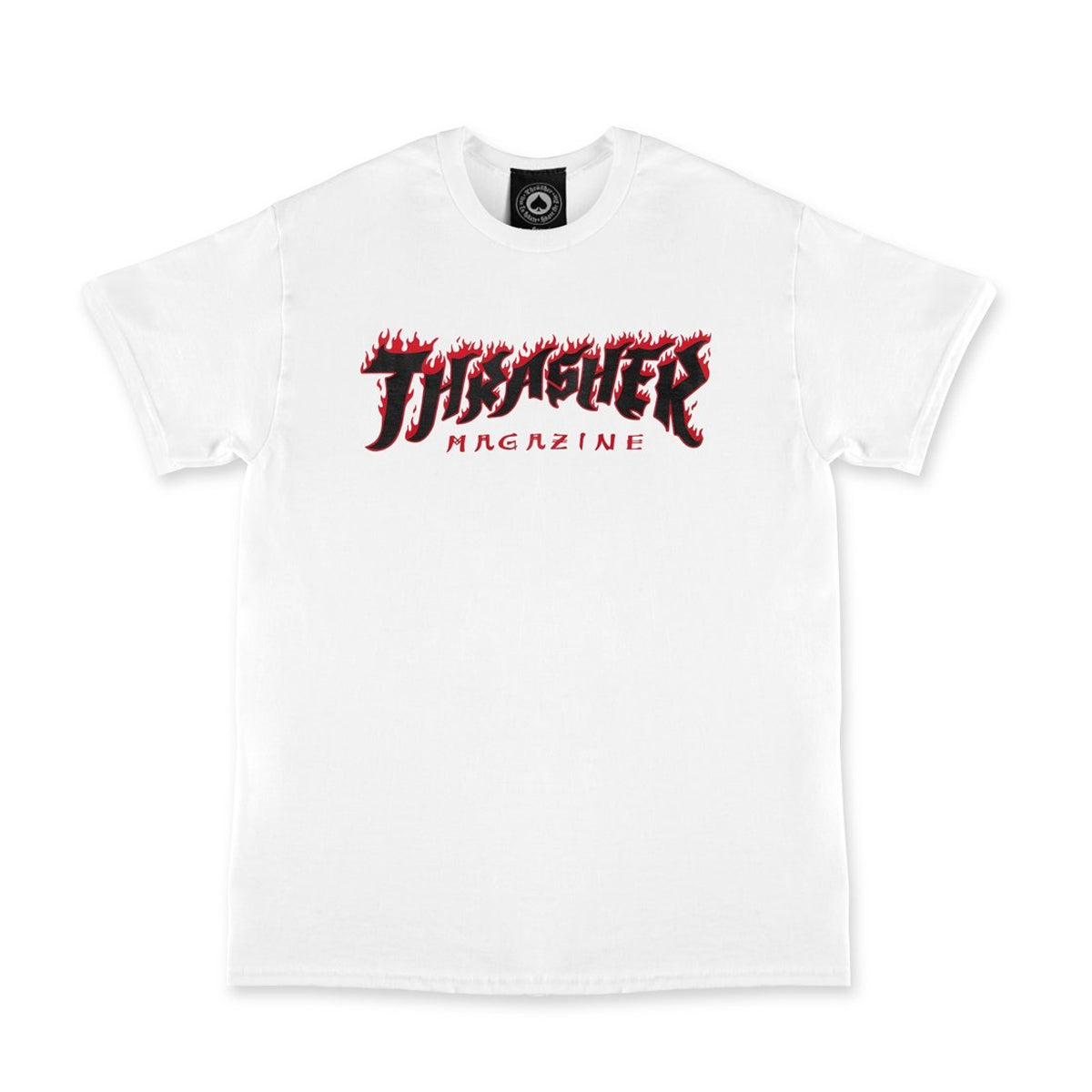 Thrasher Possessed Short Sleeve T-Shirt (White) - Apple Valley Emporium