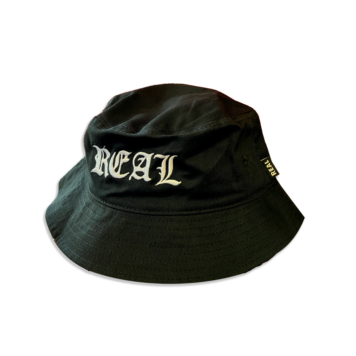 Real Script Bucket Hat (Black) - Apple Valley Emporium