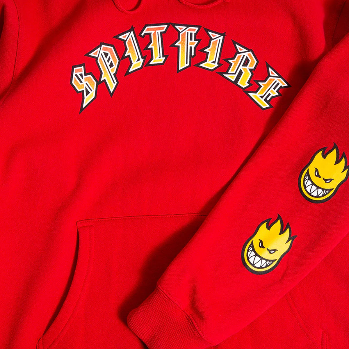 Spitfire Old English Bighead Fill Sleeve Red