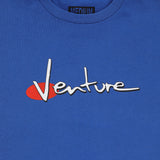 Venture 90's Short Sleeve T-Shirt (Royal Blue) - Apple Valley Emporium