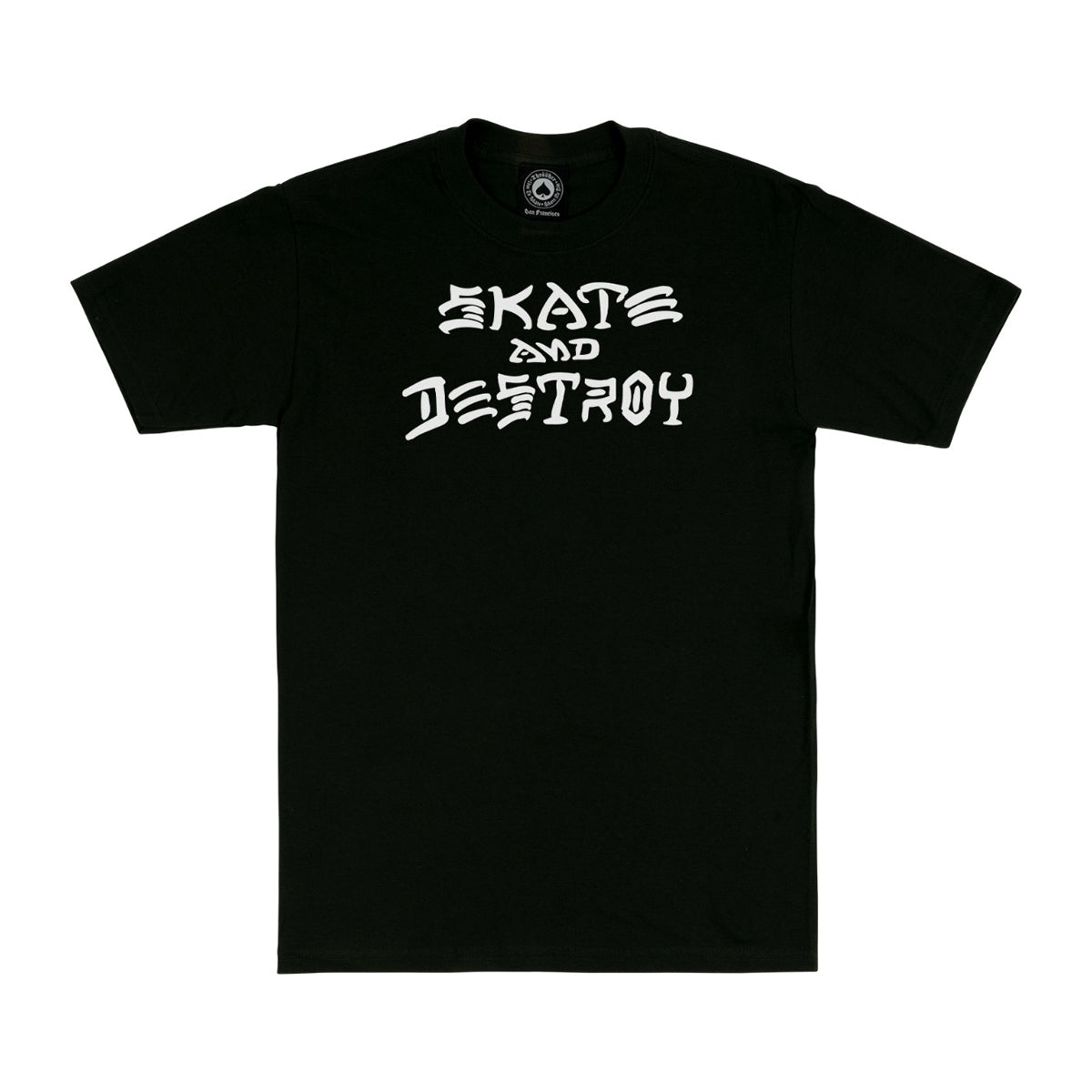 Thrasher Skate And Destroy Short Sleeve T-Shirt (Black) - Apple Valley Emporium